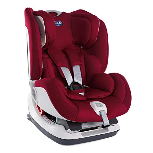 Chicco Seat up 012 Silla de coche isofix grupo 012 (0-25kg) con reductor, color rojo (Red Passion) Silla de coche grupo 0+/1/2, Color Red Passion