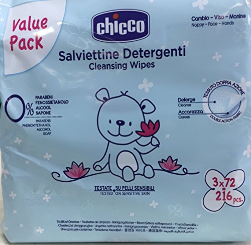 Chicco Toallitas Limpiadoras Tripack 3X72 Ud Pvp Marcado* 6 Unidad 500 g