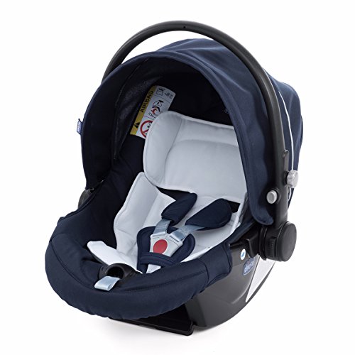 Chicco Trío Sprint - Cochecito de Paseo 3 en 1 con Capazo, Carrito y Silla de Coche, de 0 a 15 kg, Color Azul (Blue Passion)