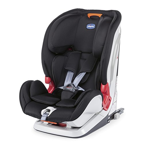 Chicco YOUniverse Fix, Silla de coche grupo 1/2/3 Isofix, negro