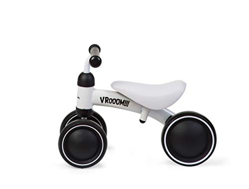 Childhome CHCWBBW Vroom Bicicleta para Bebés de Tres Ruedas, 49 x 20 x 35 cm, Blanco (White)