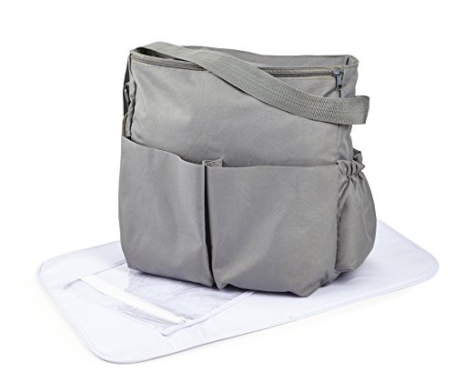 Clair de Lune Salisbury Bolso cambiador gris negro (Slate)