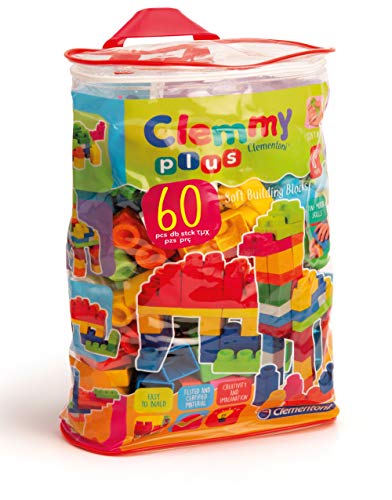 Clementoni Baby Clemmy Plus, Bolsa de 60 Bloques (14880)