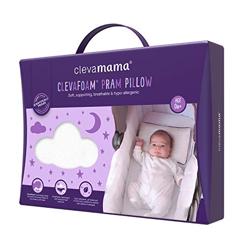 Clevamama ClevaFoam Almohada para Carritos y Minicunas de Bebé (0-6 meses)