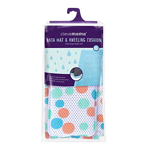 Clevamama Polka Dot - Alfombra de Baño Antideslizante para Bebés