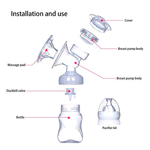 CNNIK Accesorios de sacaleches, Válvulas de pico de pato para la mayoría de los extractores de leche, Válvulas de pico de pato de silicona reemplazables, sin BPA/DEHP (paquete de 6)