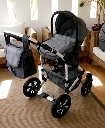 Cochecito bebe 3 piezas X-Trall BBtwin carro trio (lino gris)