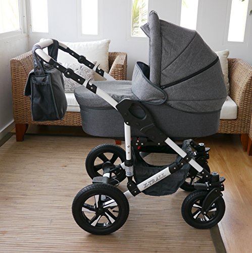 Cochecito bebe 3 piezas X-Trall BBtwin carro trio (lino gris)