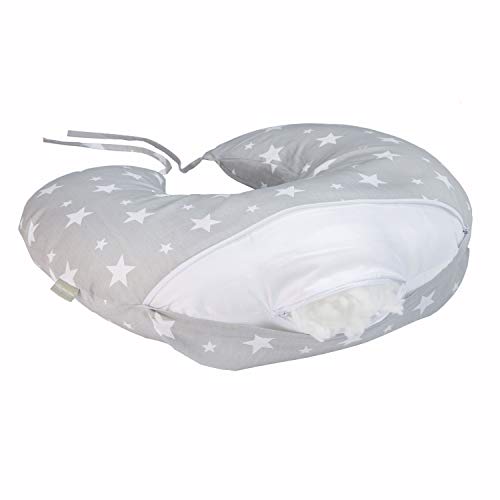 Cojin Lactancia Orgánico OEKO-TEX® - Almohada-s de Lactancia Materna - Cojin para Amamantar - Cojin Bebe