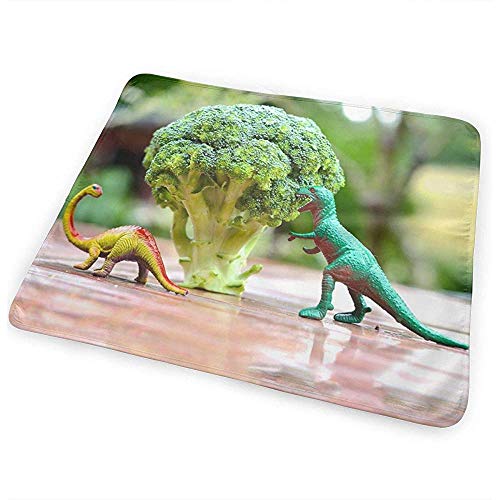 Colchoneta Cambiador,Divertido Dinosaurio Comiendo Brócoli Cambiador De Árbol Almohadilla Liviana Impermeable Cambiador De Pañales Para Bebés Niños Niñas 50X70Cm