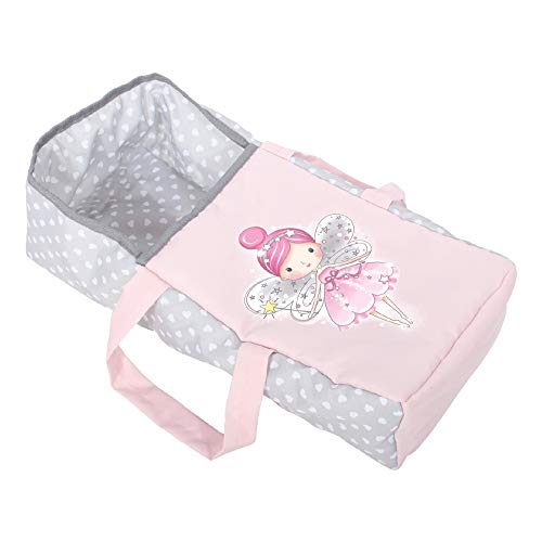 ColorBaby -  Cochecito de muñecas plegable 3 en 1 Baby Hadas, Rosa (44920)