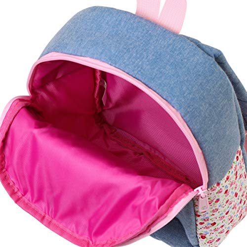 COOLDOT Mochila de Felpa con Peluche para niños pequeños con muñeco/a extraíble Bolsa Infantil para niños/as de 3 años o más