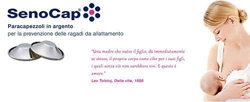 Copas de Lactancia SenoCap - alivio para los pechos doloridos o pezones irritados y agrietados a base de plata