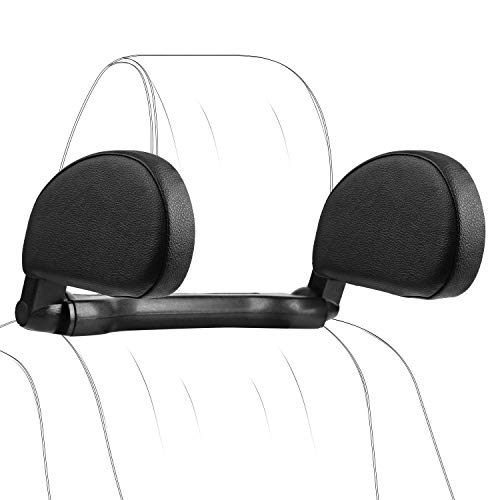 Cozywind Reposacabezas Coche,Ajustable para el Cuello, Cuello Almohada de Viaje para Asiento de Automóvil para Adultos y Niños (Negro)