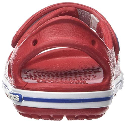 Crocs Crocband II Sandal PS K, Sandalias Unisex Niños, Rojo (Pepper/Blue Jean), 24/25 EU