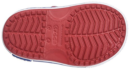 Crocs Crocband II Sandal PS K, Sandalias Unisex Niños, Rojo (Pepper/Blue Jean), 29/30 EU