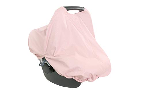 Cubrelactancia de ULLENBOOM ® rosa (pañuelo de lactancia también apto como cubierta para el cochecito o cobertor para asiento infantil; 100 % algodón)