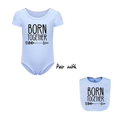 Culbutomind - Pelele para bebé con texto en alemán "Beste Freunde Für Immer Fun Baby Geschenke Geburt Erstausstattung 2 Baby Lätzchen" Blau Beste 0-3 Meses