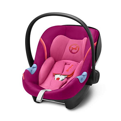 Cybex Gold Aton M I-Size 518000071 Silla de Coche, Grupo 0+, 45-87 cm, max. 13 kg, Rosa (Passion Pink)