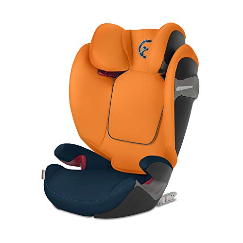 Cybex Gold Pallas S-Fix - Silla de coche 2 en 1  para coches con y sin Isofix, Grupo 1/2/3 (9-36 kg), Desde los 9 meses hasta los 12 años aprox., Colección Color 2018, Negri (Lavastone Black)