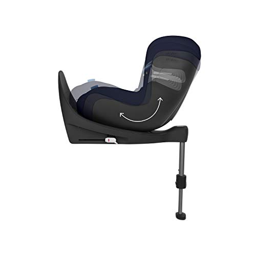 CYBEX Gold Silla de coche para niños Sirona S i-Size, Sistema giratorio de 360°, En contra de la marcha, 0-4 años aproximativamente, Altura máxima 105 cm, Soho Grey