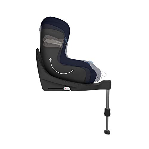 CYBEX Gold Silla de coche para niños Sirona S i-Size, Sistema giratorio de 360°, En contra de la marcha, 0-4 años aproximativamente, Altura máxima 105 cm, Soho Grey