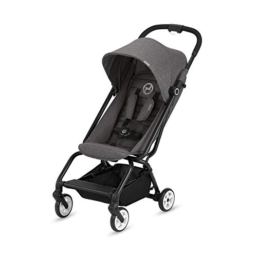 CYBEX Gold - Silla de Paseo Eezy S, Plegable con una Mano, Ultraligera, desde los 6 Meses hasta 17 kg (aprox. 4 años), Manhattan Grey