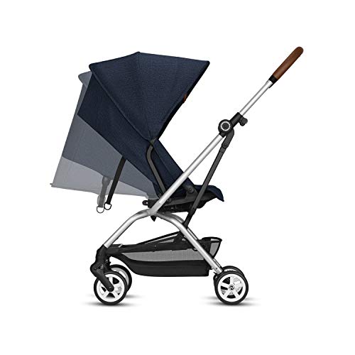 CYBEX Gold - Silla de Paseo Eezy S Twist, Asiento Giratorio 360°, Ultracompacta y Ligera, desde el Nacimiento hasta 17 kg (aprox. 4 años), Colección denim, denim Blue