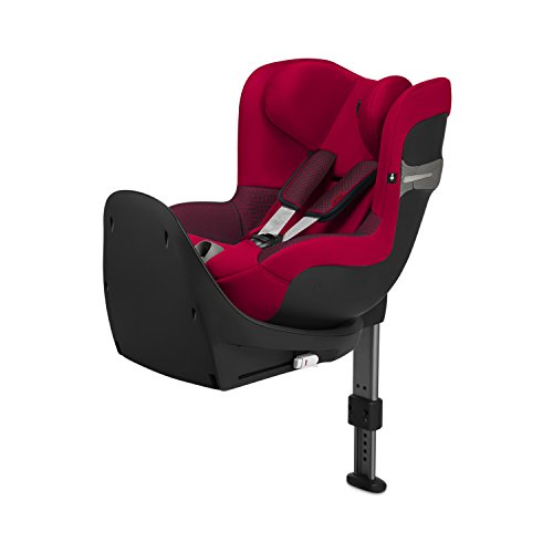 Cybex Gold  Sirona S i-Size 519000215 Silla de Coche Grupo 0+/1, Sistema Giratorio de 360 grados, en Contra de la Marcha, 18 kg Máximo, Base Isofix, Colección Ferrari, Rojo (Racing Red - Ferrari)