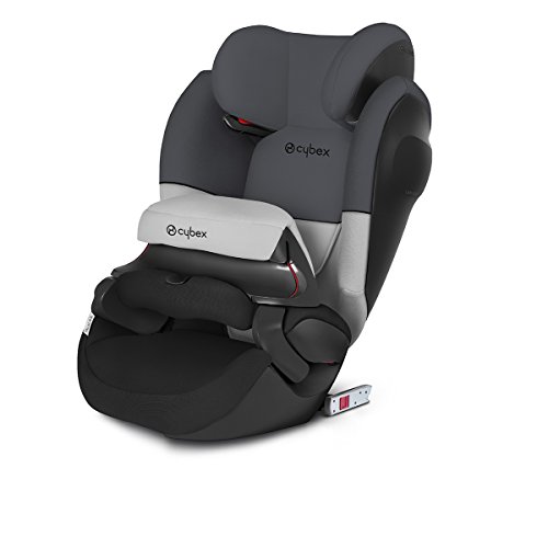 Cybex Pallas M-Fix SL - Silla de coche grupo 1/2/3, 2 en 1 para Niños, para Coches con y sin Isofix, 9-36 kg, desde los 9 meses hasta los 12 años, color Gray Rabbit