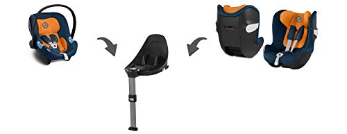 Cybex - Silla de coche grupo 0+/1 Sirona M2 i-size, desde el nacimiento hasta los 4 años, de 45 cm hasta 105 cm aproximadamente, 19 kg máximo, con base M, Negro (Premium Black)