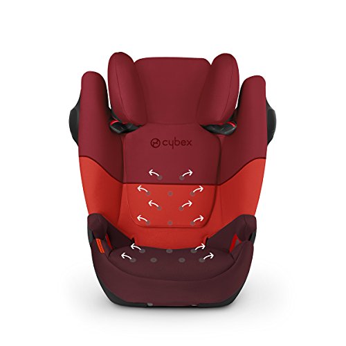 Cybex - Silla de coche grupo 1/2/3 Pallas M-Fix SL, silla de coche 2 en 1 para niños, para coches con y sin ISOFIX, 9-36 kg, desde los 9 meses hasta los 12 años aprox.Purple Rain