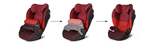 Cybex - Silla de coche grupo 1/2/3 Pallas M-Fix SL, silla de coche 2 en 1 para niños, para coches con y sin ISOFIX, 9-36 kg, desde los 9 meses hasta los 12 años aprox.Purple Rain