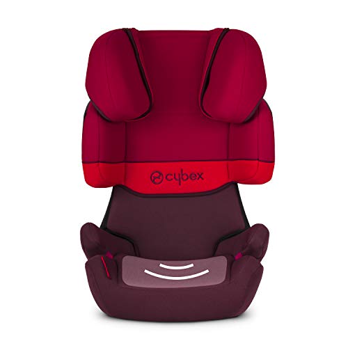 Cybex - Silla de coche grupo 2/3 Solution X-Fix, para coches con ISOFIX, 15-36kg, desde los 3 hasta los 12 años aprox., Morado (Purple Rain)