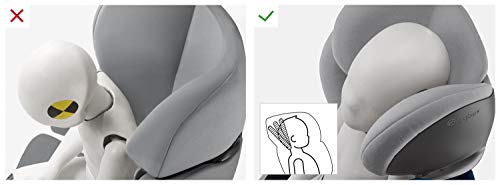 Cybex - Silla de coche grupo 2/3 Solution X-Fix, para coches con ISOFIX, 15-36kg, desde los 3 hasta los 12 años aprox., Morado (Purple Rain)