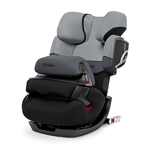 Cybex Silver Pallas 2-Fix 515111006 Silla de Coche 2 en 1, Grupo 1/2/3, Colección de Color 2019, Gris (Cobblestone)