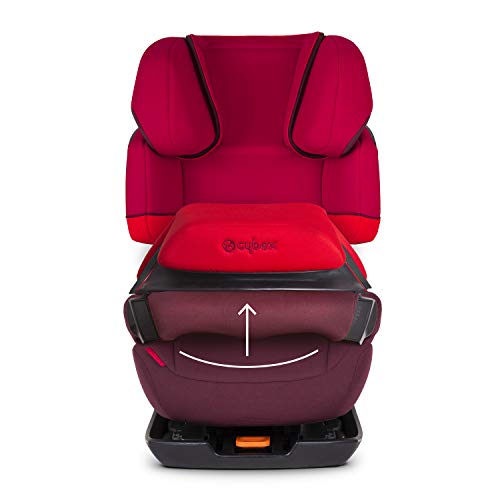 Cybex Silver Pallas-Fix 514110001 Silla de Coche Grupo 1/2/3, 2 en 1, para Niños, Morado (Purple Rain)