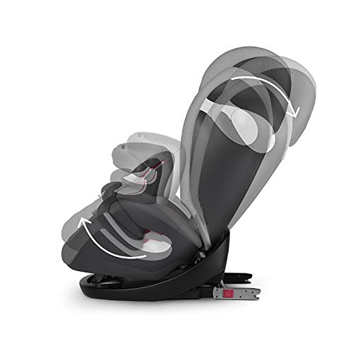 Cybex Silver Pallas M-Fix 519001093 Silla de Coche Grupo 1/2/3, 2 en 1 para Niños, para Coches con y sin Isofix, Colección Color 2019, Azul (Blue Moon)