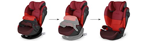 Cybex Silver Pallas M-Fix 519001095 Silla de Coche Grupo 1/2/3, 2 en 1 para Niños, para Coches con y sin Isofix, Colección Color 2019, Morado (Purple Rain)