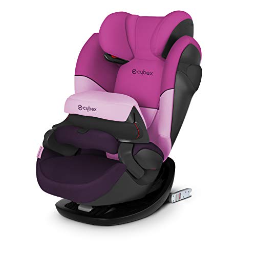 Cybex Silver Pallas M-Fix 519001095 Silla de Coche Grupo 1/2/3, 2 en 1 para Niños, para Coches con y sin Isofix, Colección Color 2019, Morado (Purple Rain)