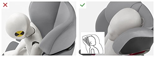 Cybex Silver Solution X2-Fix - Silla de coche  con y sin Isofix, Grupo 2/3 (15-36 kg), Desde los 3 hasta los 12 años aprox., Gris (Gray Rabbit)