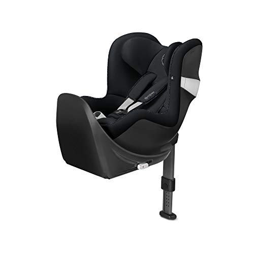 Cybex Sirona Z M2 i-size - Silla de Coche, Grupo 0+/1, desde el Nacimiento hasta los 4 años, de 45 cm hasta 105 cm aproximadamente, 18 kg máximo, con base M, Negro (Urban Black)