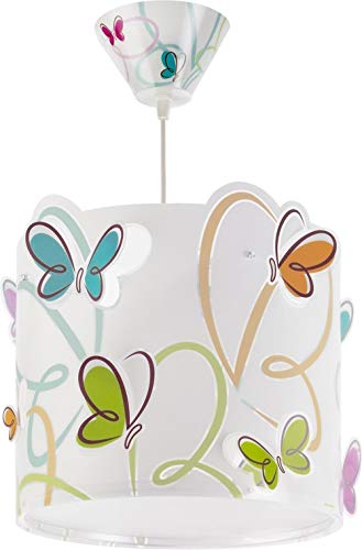 Dalber Butterfly Lámpara Colgante E27, Blanco