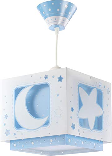 Dalber Lámpara Colgante Moon Light Azul, 60 W