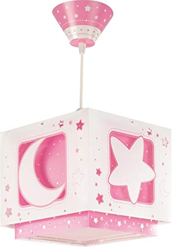 Dalber Lámpara Colgante Moon Light Rosa, 60 W