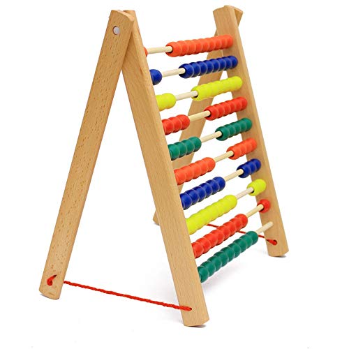 Dardo electronico Temprano Juguete Ábaco De Aprendizaje Juguetes Educativos Clásico Juguete De Madera Ábaco Matemáticas Oficina de Ocio Deportivo (Color : Multi-Colored, Size : 32.5x35.5x25cm)