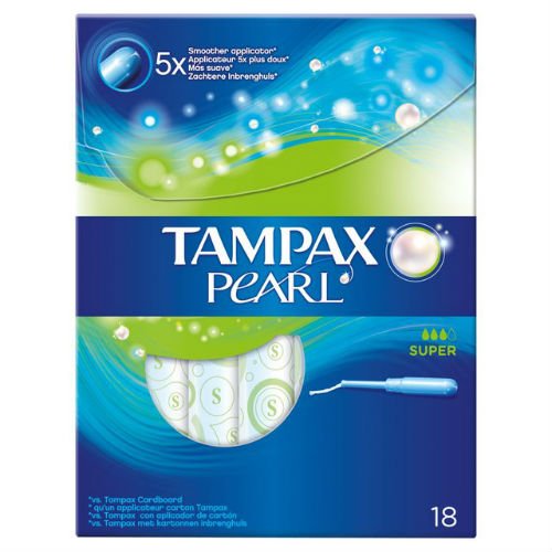 De la perla de Super Tampax aplicadora para productos tampones 18 piezas en cada paquete bolígrafo con aceite lubricante 4