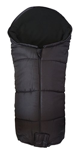 Deluxe – Saco/Cosy Toes Compatible con Jane Crosswalk paseo negro