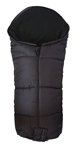 Deluxe – Saco/Cosy Toes Compatible con Quinny Yezz cochecito negro