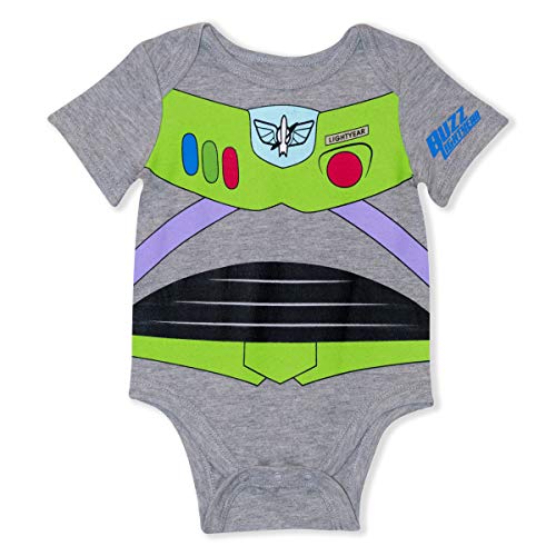 Disney 3-Pack Toy Story Infant Baby Boy Onesies with Woody, Buzz, Aliens